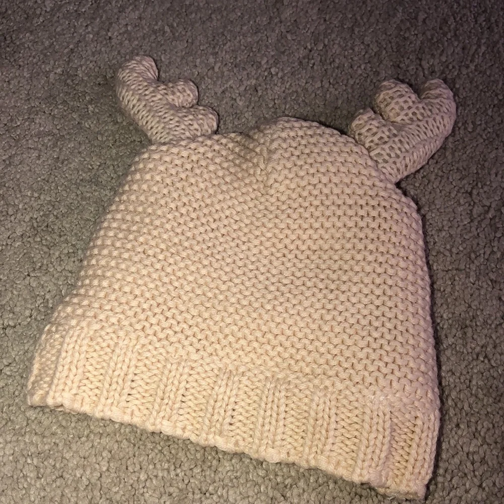 Indigo Baby 0-6 Months‎ Winter Reindeer Antlers Hat Holiday Christmas